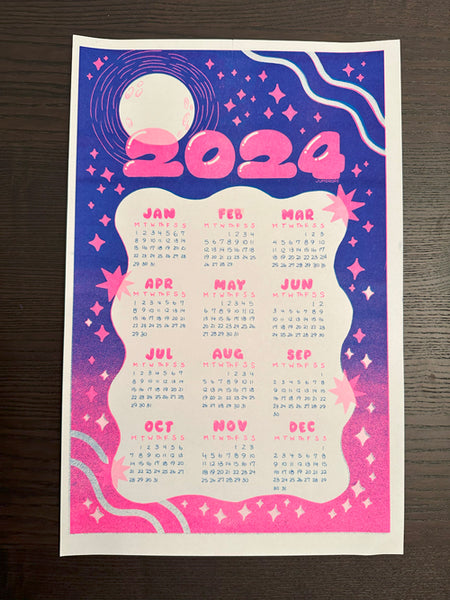 2024 Riso Calendar [Risoprint]